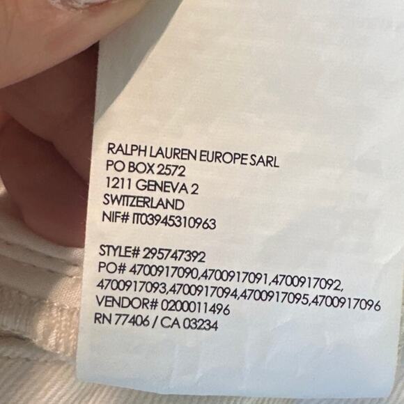 Club Monaco Women's High Rise Straight Leg Off-White Jeans, Size 4, EUC - Picture 6 of 7